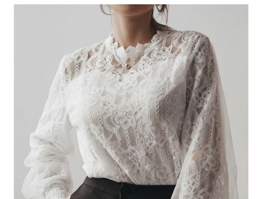 Блузка белая Limiko