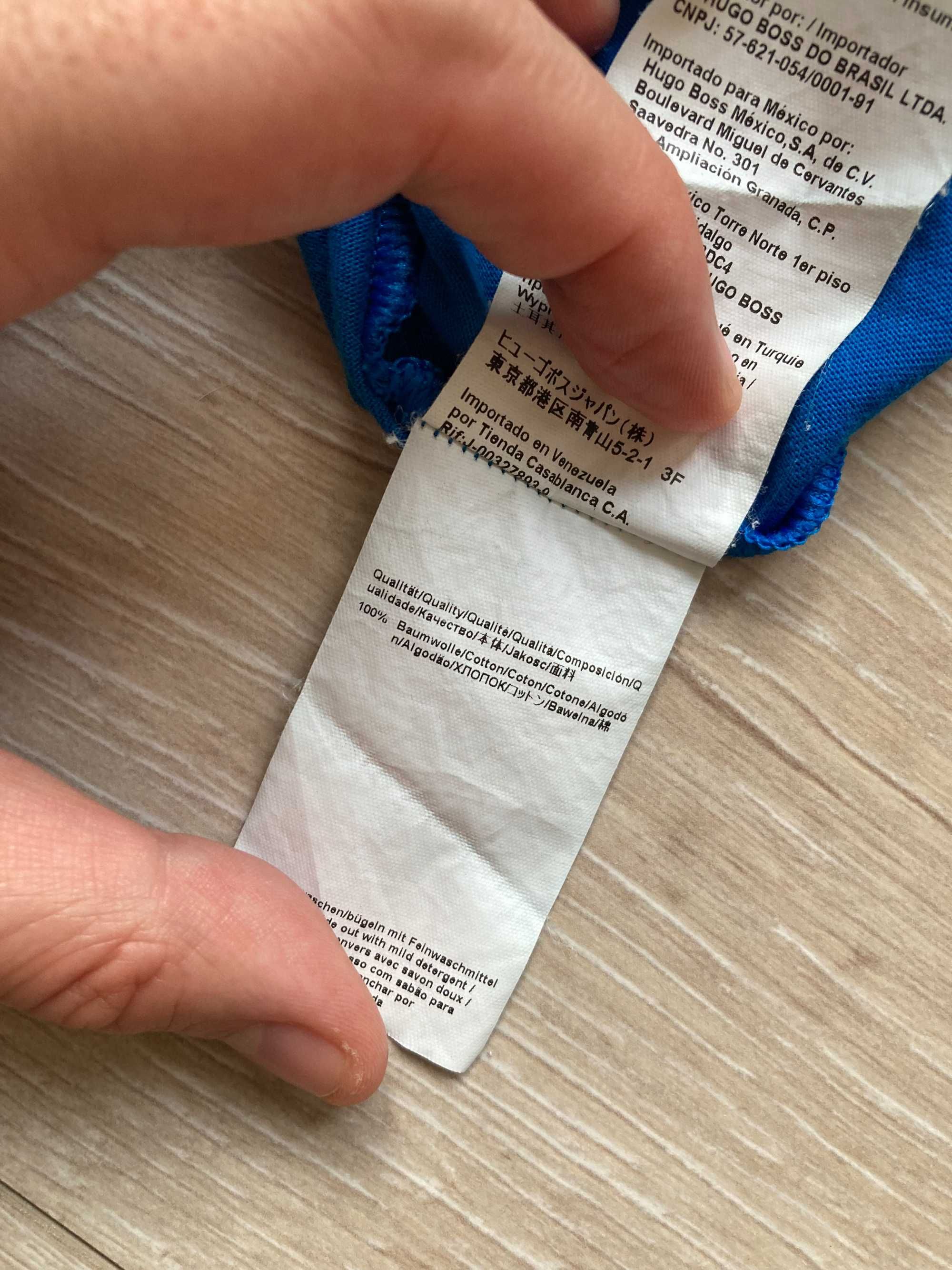 Hugo Boss RN 24 мъжка синя тениска размер XL