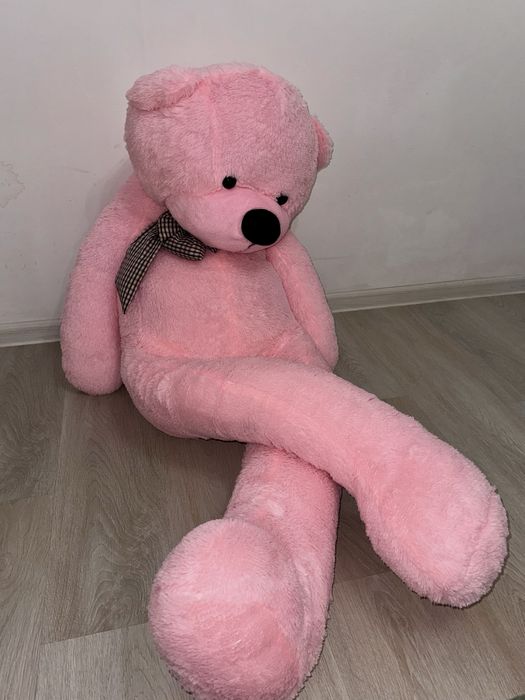 Плюшевый мишка. Мягкая игрушка. Розовая новая мишка