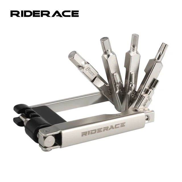 Kit multitools 12 in 1 presa lant bicicleta cheie spite Riderace otel