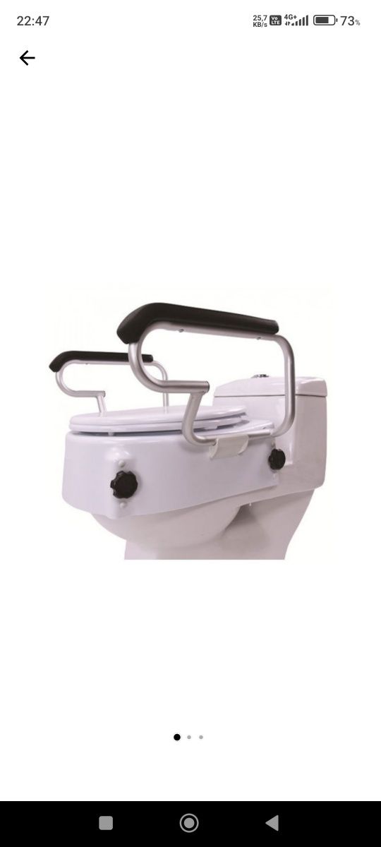 Vând Inaltator wc 16.5 cm, cu capac si manere rabatabile Kinetika