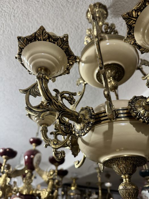 Candelabru din bronz masiv