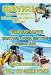 Prestez servicii cu buldoexcavatorul