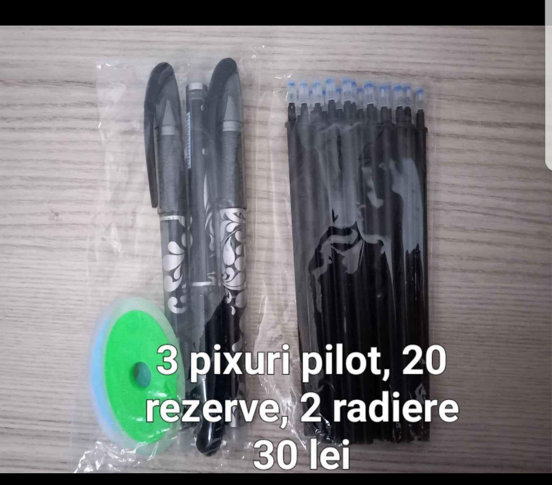 Pixuri Pilot albastre/negre