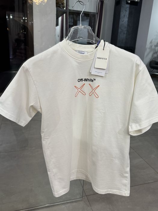 Tricou bumbac Off White