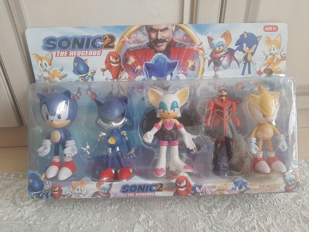 Набор 5 героев Соник Sonic
