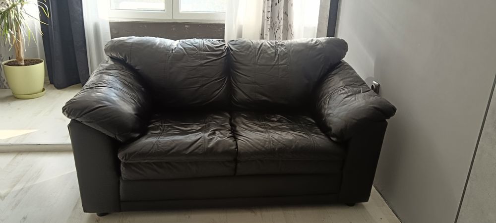 Кожен диван естествена кожа