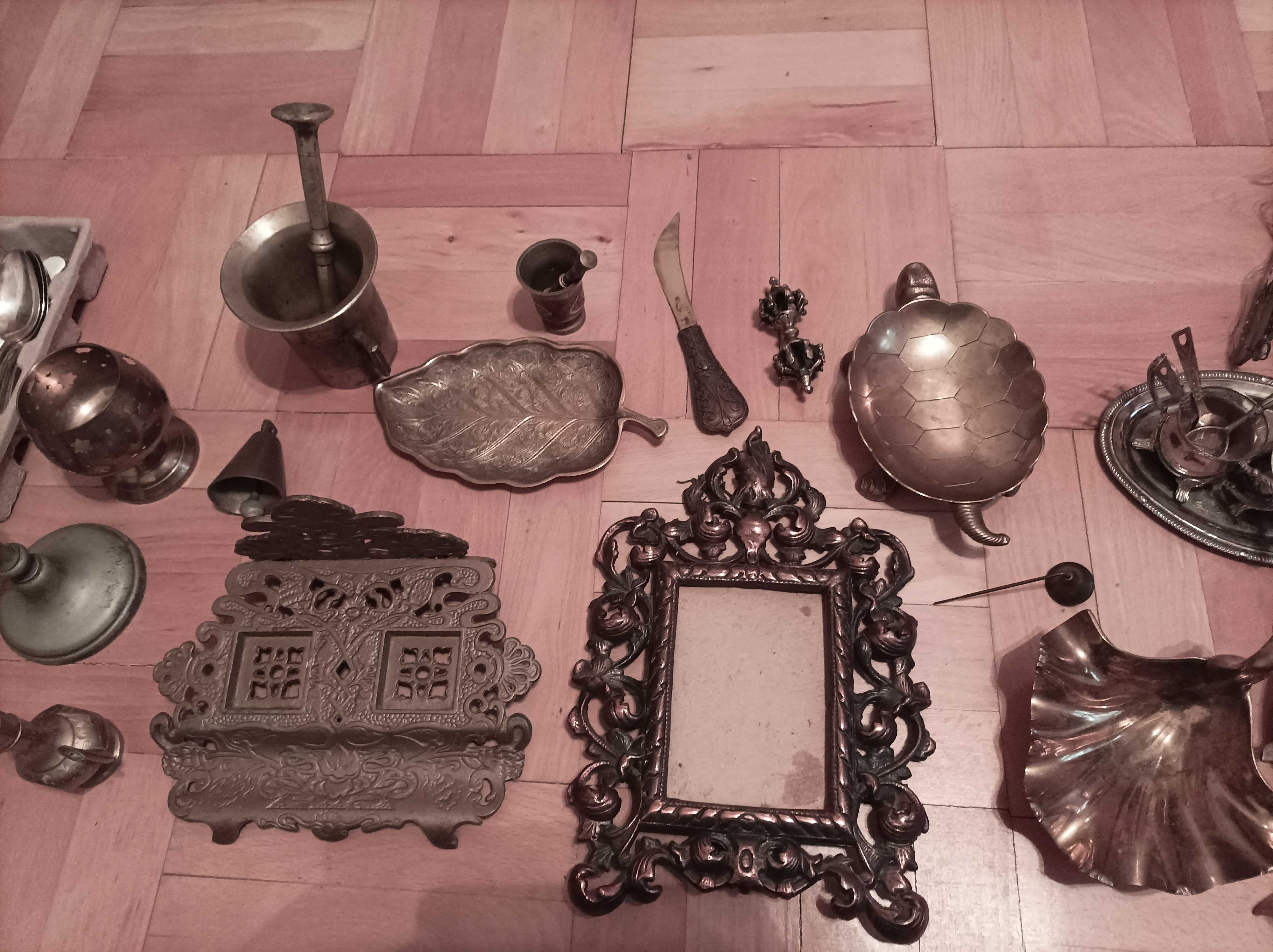 Obiecte vechi argintate, aurite