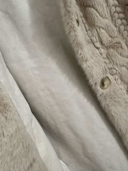 Дамско палто еко косъм