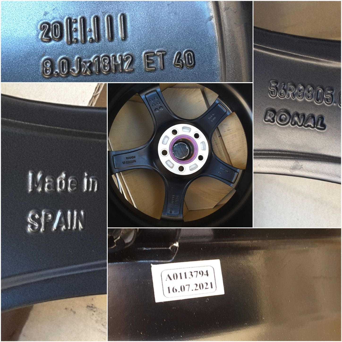 jante aliaj 18; 5x108; Ford Mondeo,Kuga, Kuga Hybrid