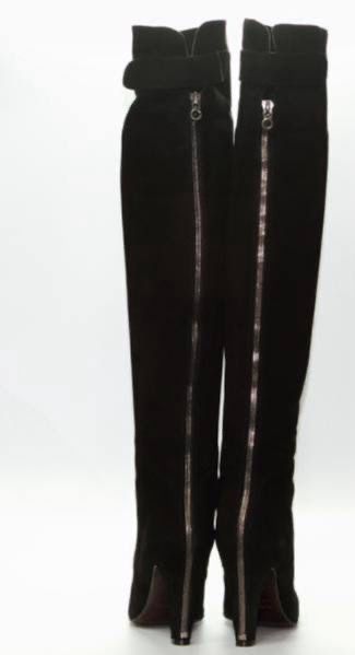 Ботфорты nursace замш натуральный