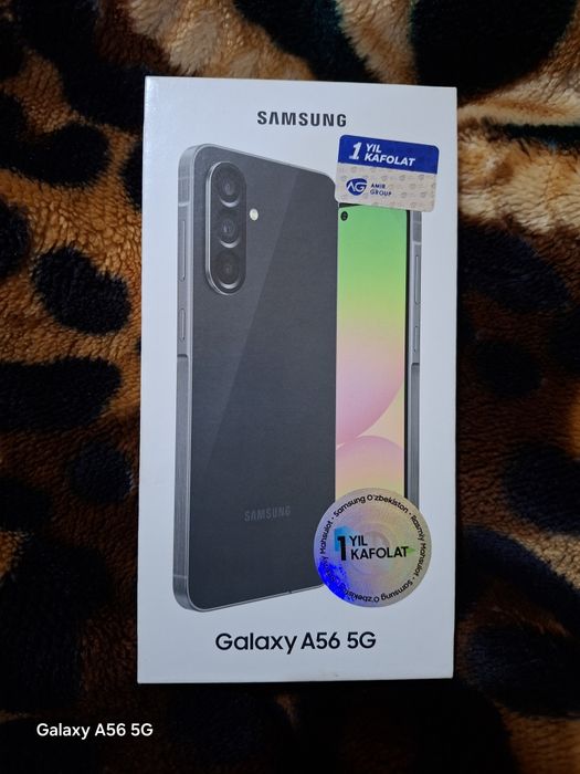 Samsung A56 5g 256 gb 1 oy boldi olinganiniga 340$