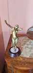 Statuie din bronz aurita