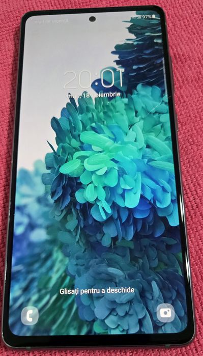 Samsung Galaxy S20 FE 5G 128gb Albastru functional cu ecran fisurat