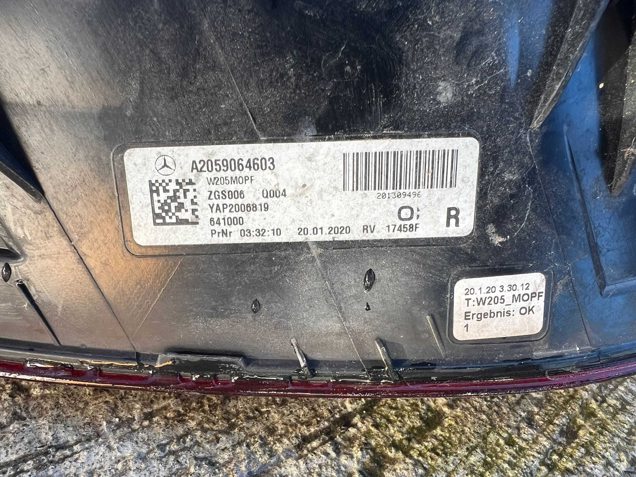 Tripla w205 facelift A2059064603