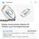Epilator lumina pulsata, Babyliss IPL