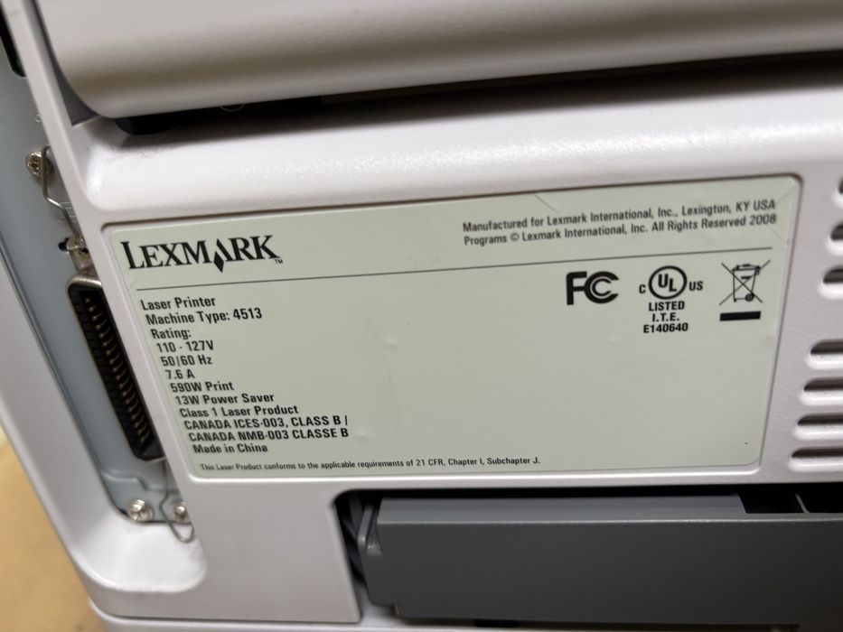 Принтер Lexmark е462dtn