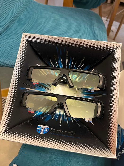 2 Ochelari activi 3D Samsung SSG-3100GB (Bluetooth) noi cu film 3d