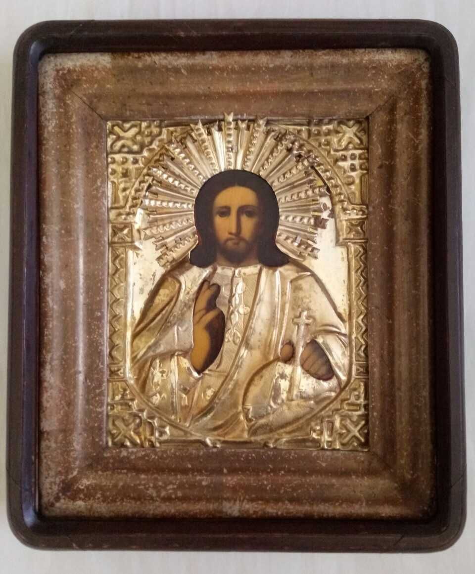 Icoane vechi pe lemn 6b doc. export si autentificare, crucifix bronz