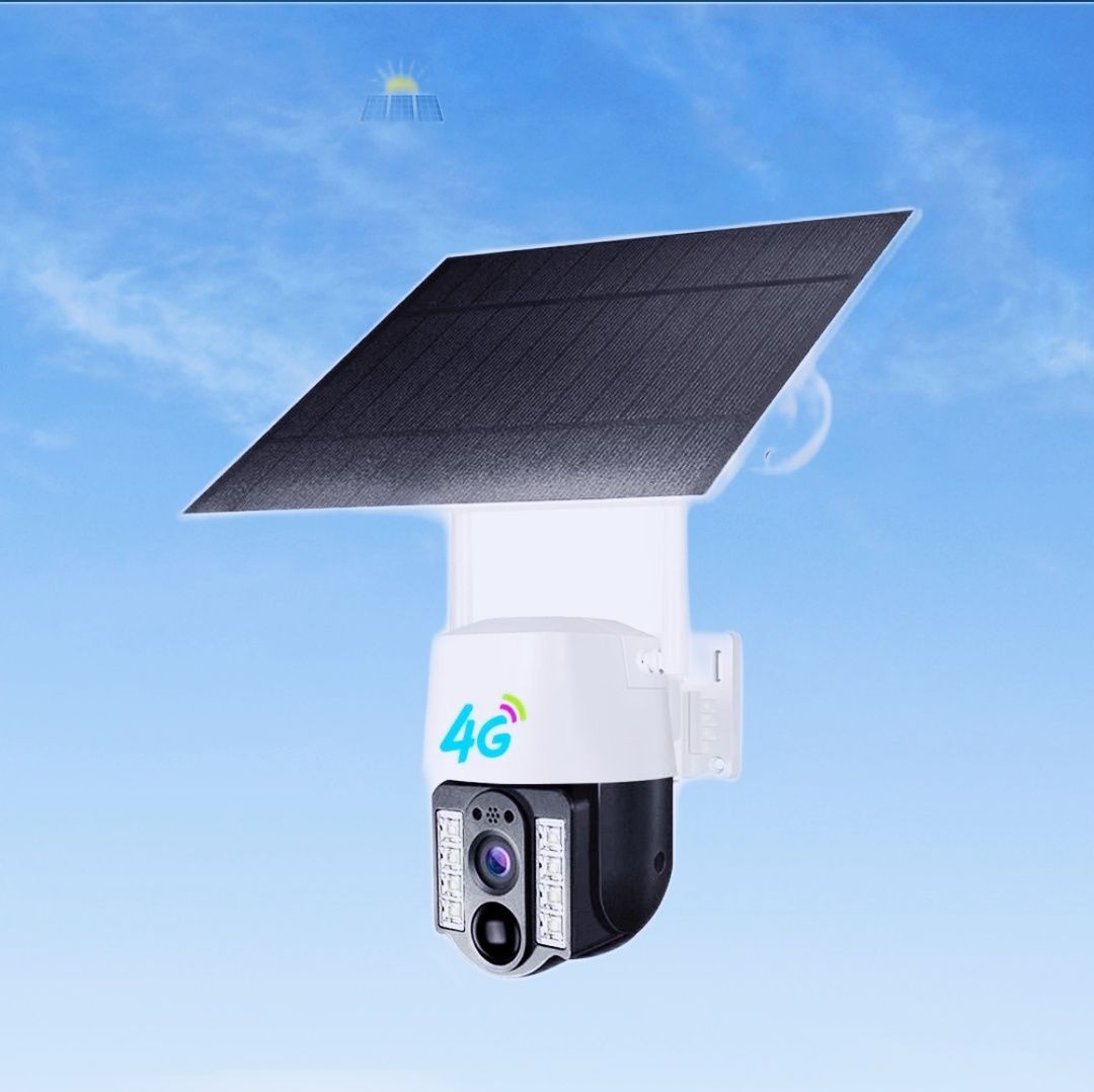 Солнечная камера PIZ 360 FUllHD 4G sim 3 mp
картой, Solar camera