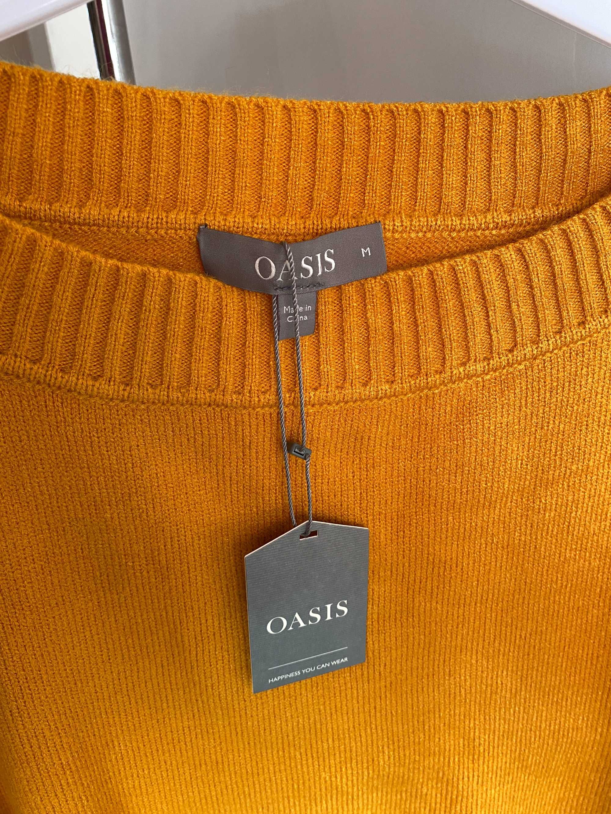 OASIS жълто оранжев пуловер M RRP €47