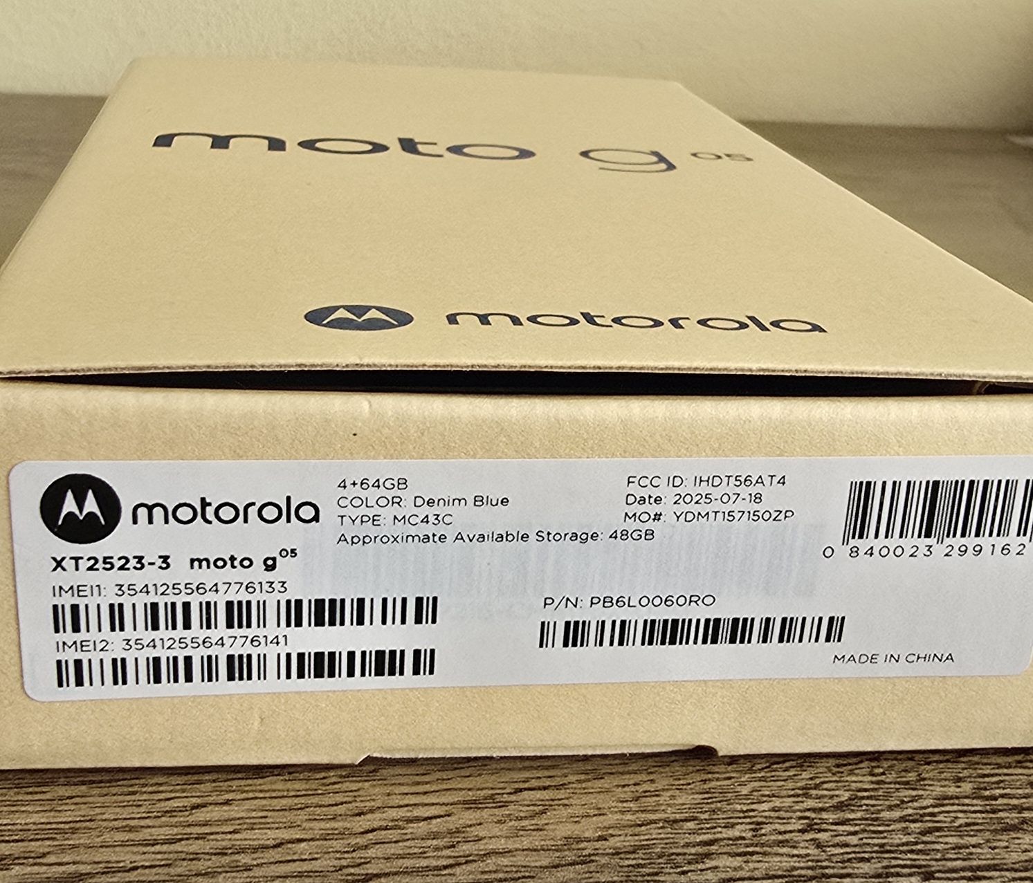 Motorola Moto G05