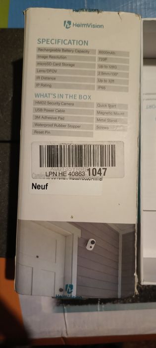 Camera video de exterior