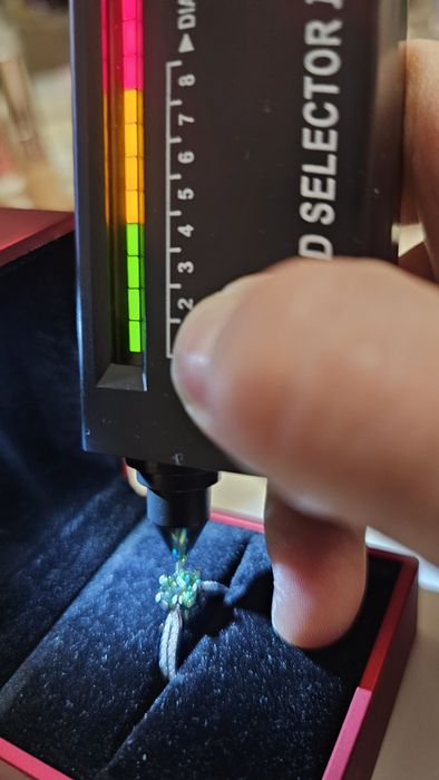 Oferta! Inel din argint (cod 925) cu piatra prețioasă 1 CT_Testat