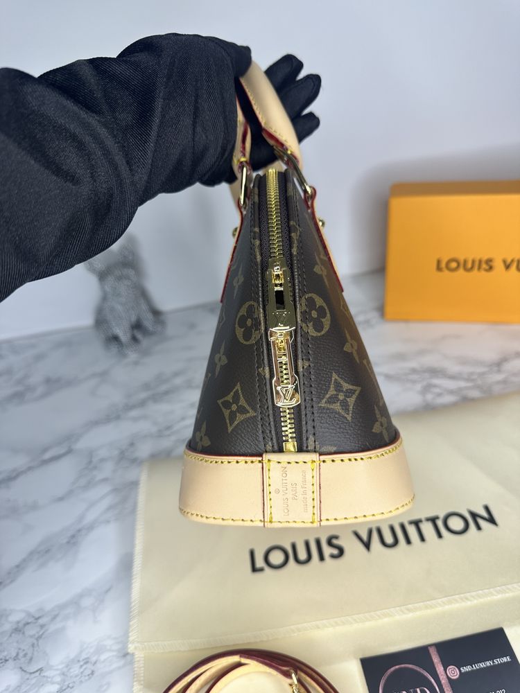 Geanta Louis Vuitton Alma BB piele canvas 100% cadou