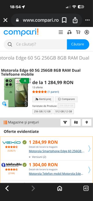 Motorola edge 60 256 gb sigilat !