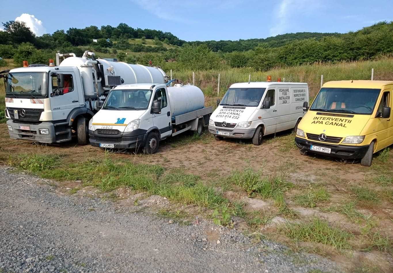 Servicii apa canal nonstop desfundare inspectie vidanjare 24/24 7/7