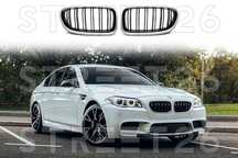 Grile BMW Seria 5 F10 F11 (2010-2017) M Design Crom Negru Lucios