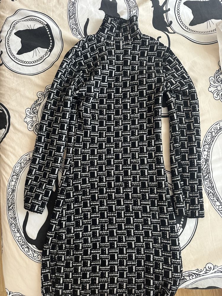 Дамска плетена рокля ZARA