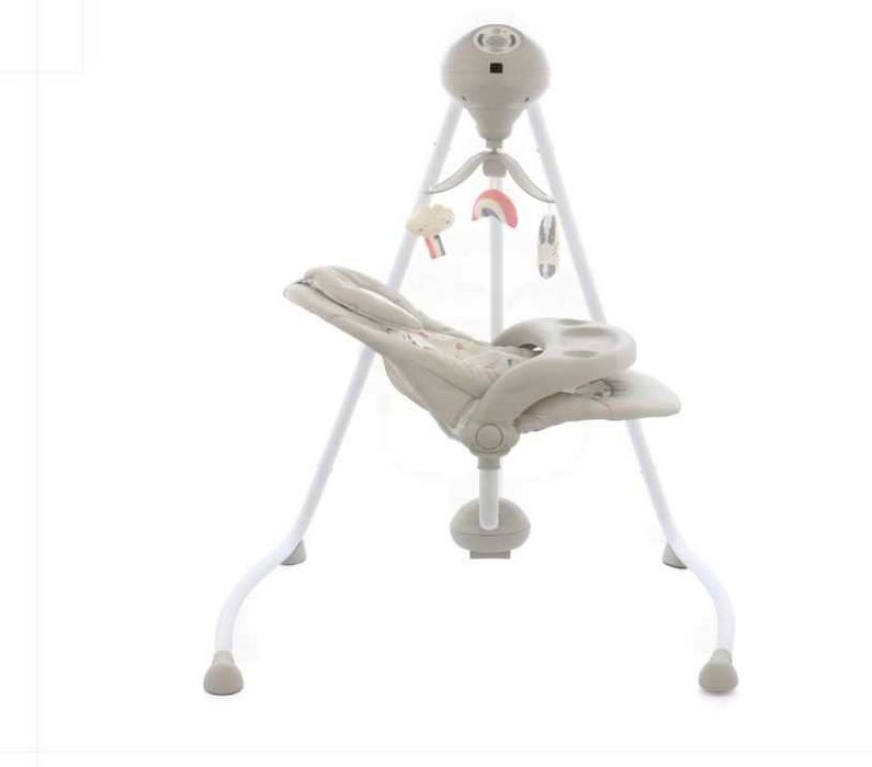 Leagan electric Wunderkid Side cu conectare la priza, Bej
