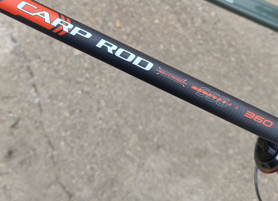 Lanseta din carbon 3,6m- mulineta 5000