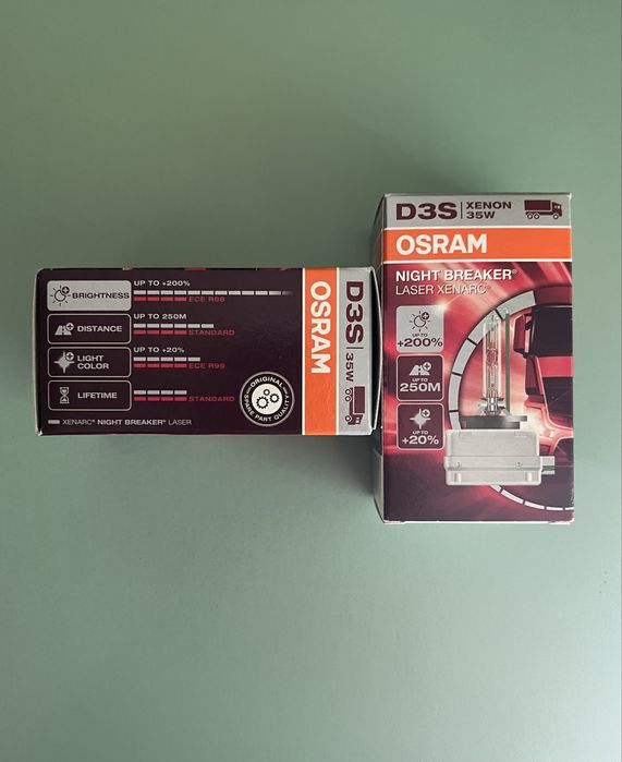 Osram D3S Xenarc Night Breaker Laser +200% ксенонови крушки