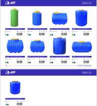 Пластмассовые емкости (бочки) разных размеров в ассортименте