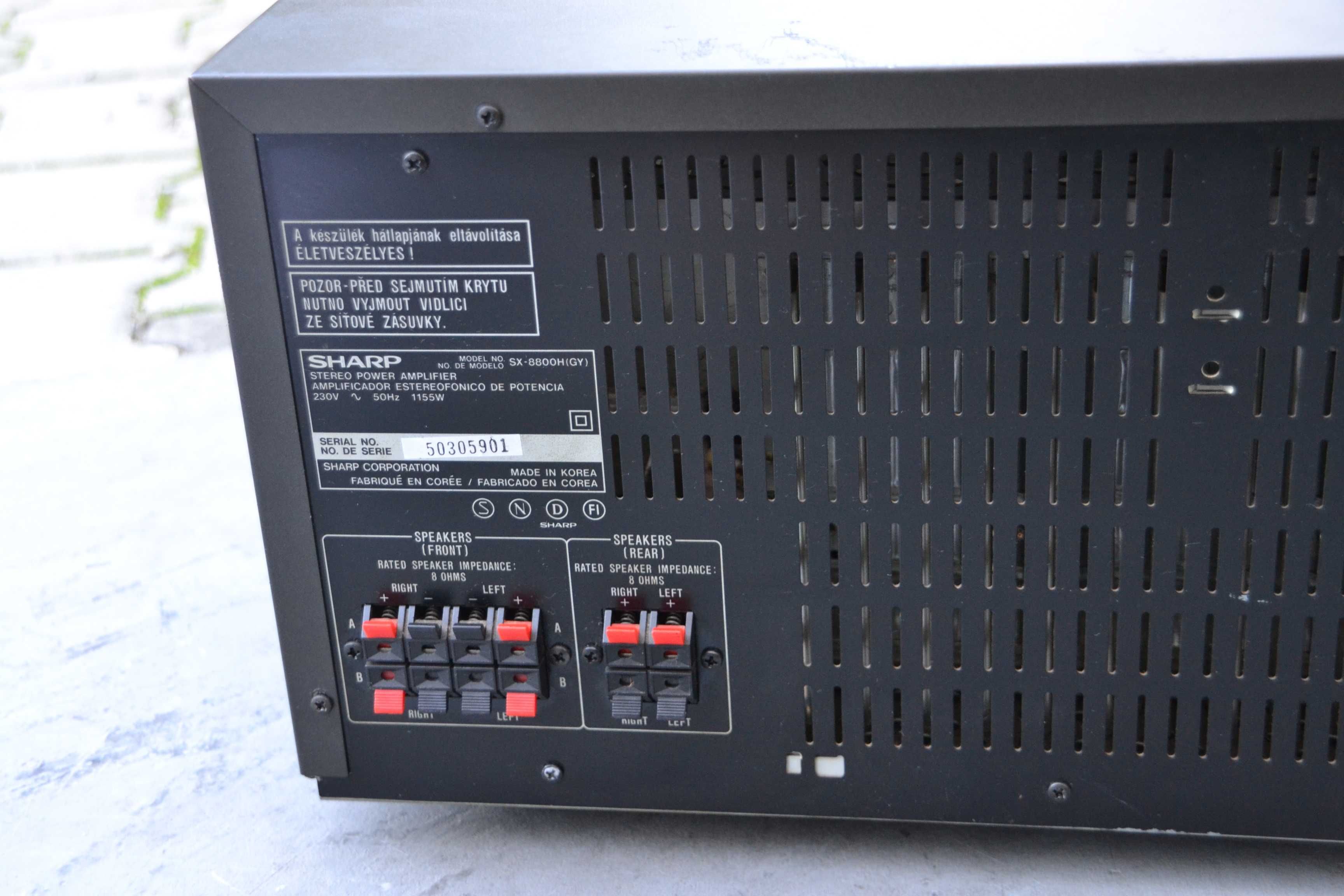 Amplificator putere Sharp SX 8800 H