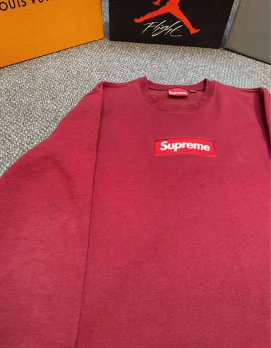 Pulover Supreme Box Logo Crewneck mărime M