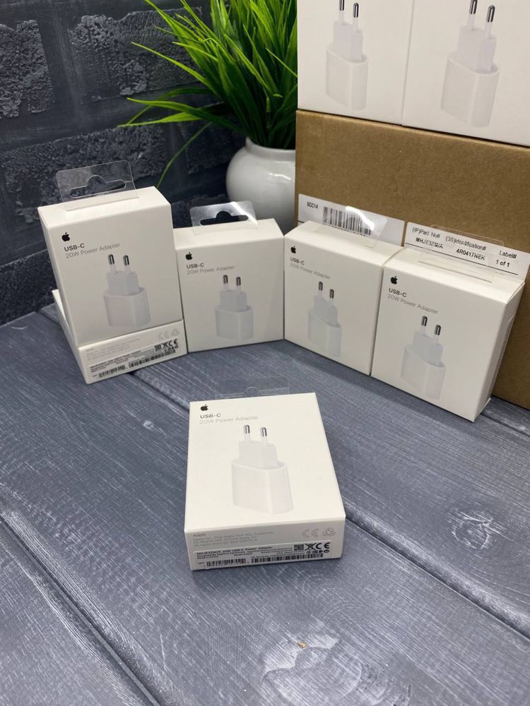 Apple головка ОПТОМ / iPhone 20w адаптер / айфон адаптер питания