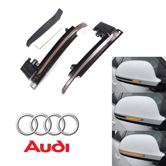 Semnalizari Dinamice LED, pentru Oglinzi Audi A4 A5 Q3 A6 S4 S5 S6 B8