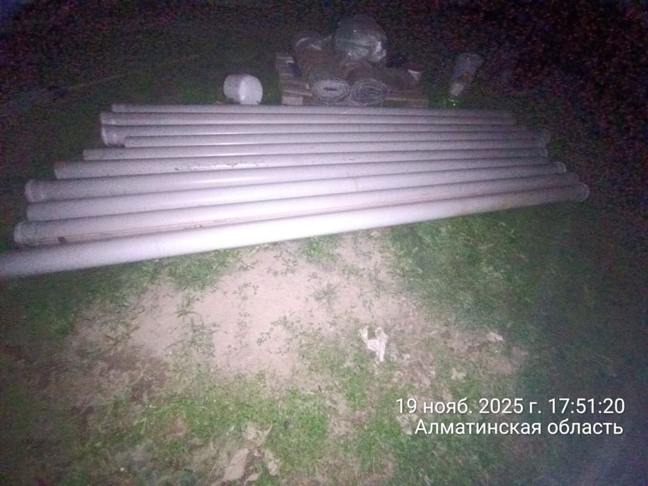 Канализационные трубы 110.  DENIZ 10 шт.новые ПО 3500 т.т.