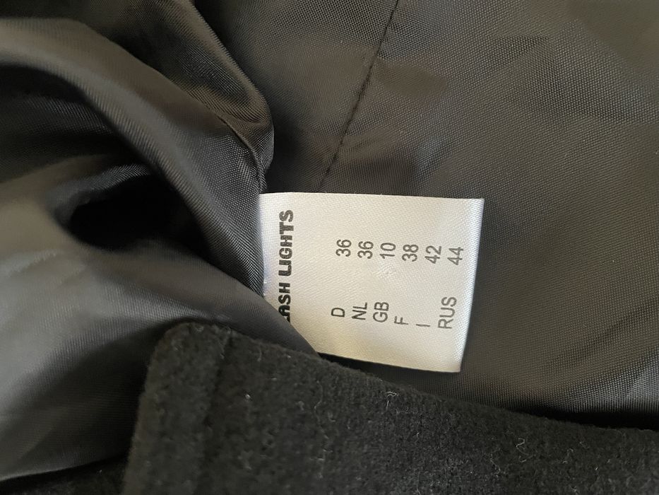 Черно дамско палто