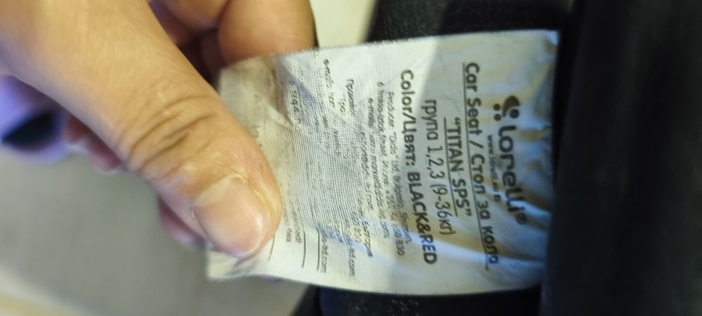 LORELLI Стол за кола TITAN+SPS ISOFIX 9-36 кг.