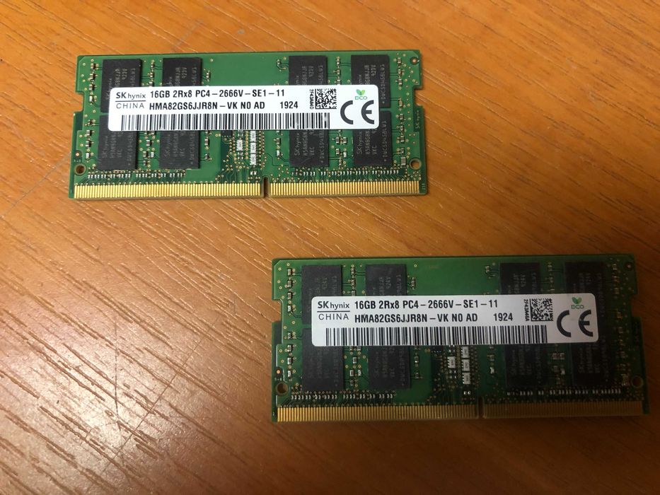 Memorie laptop Sodimm 32 Gb DDR4 Hynix, Samsung, 2666 Mhz, garantie