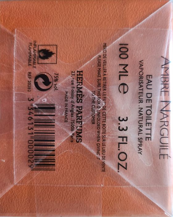 Vand parfum 100ml HERMES