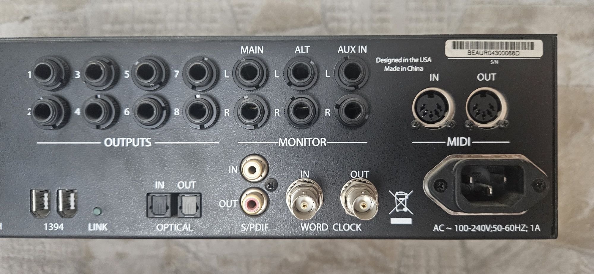 Звуковая карта Digidesign 003RACK+ в отличном состоянии.