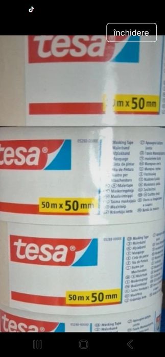 Bandă adezivă, 50 mx50mm