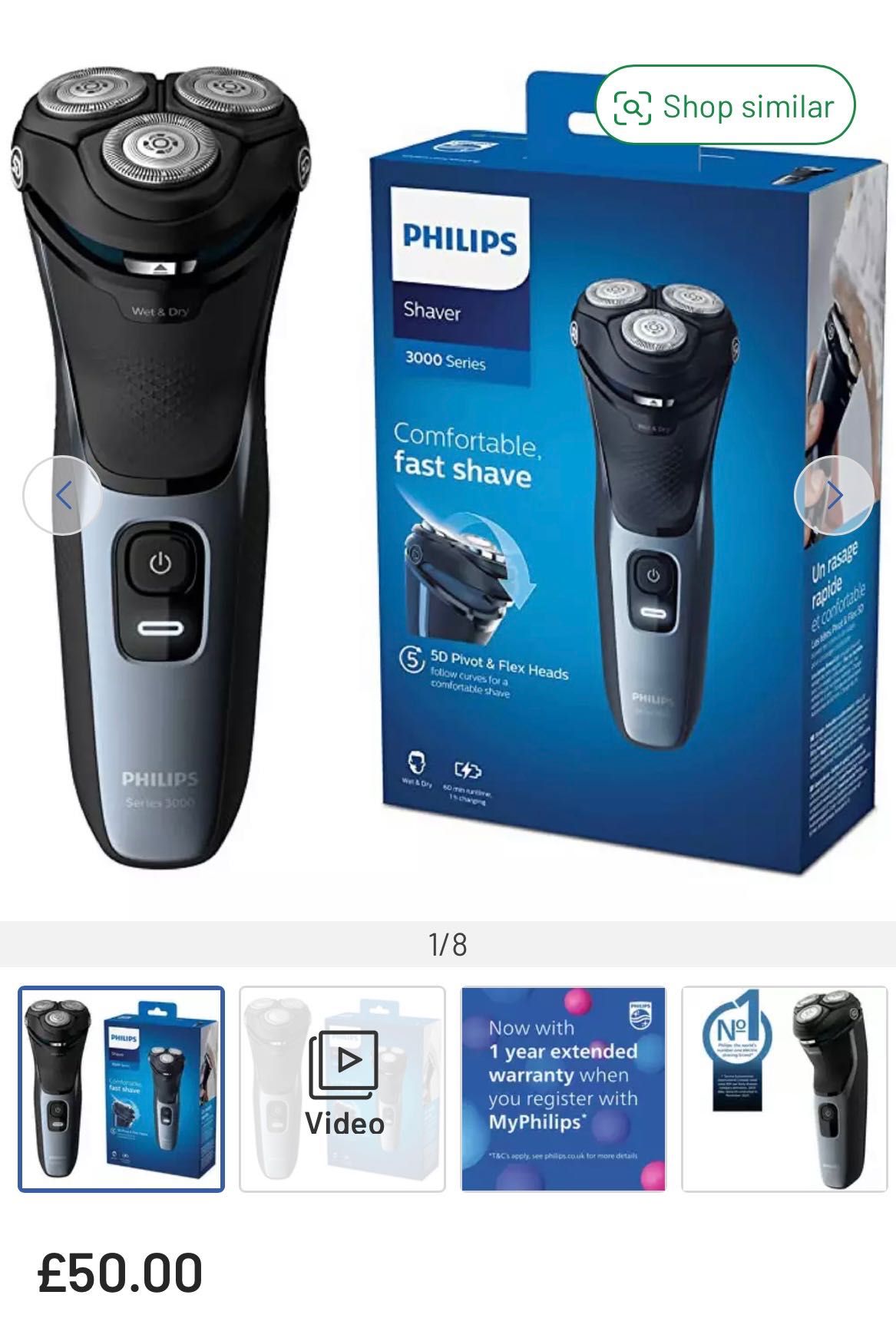 Aparat de barbierit Philips