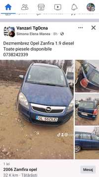 Opel zafira 1.9 dezmembrez